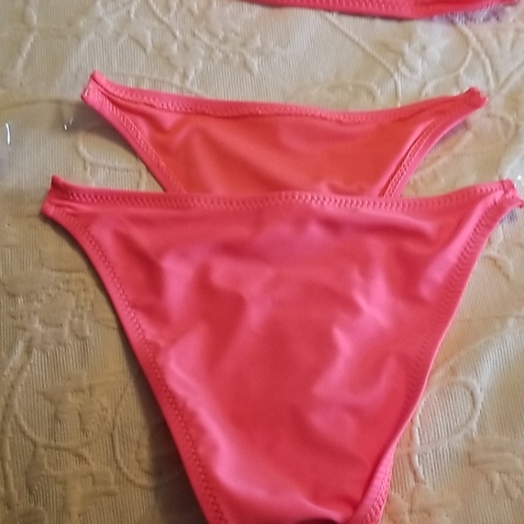 Fashion Nova Swim Nwt Fashion Nova Pink Plastic Bikini Poshmark